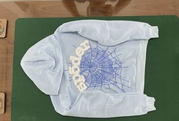 Sky Blue Sp5der Hoodie