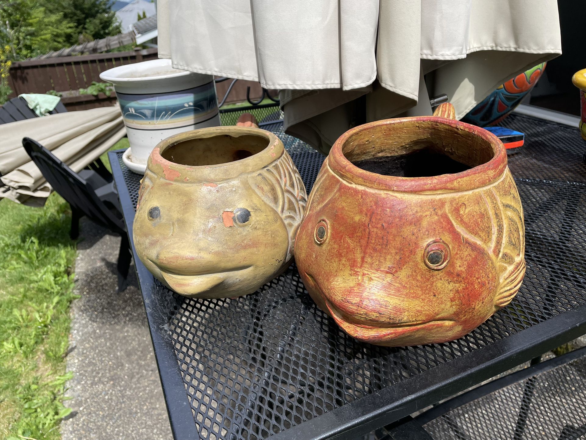 Fish Ceramic Pot