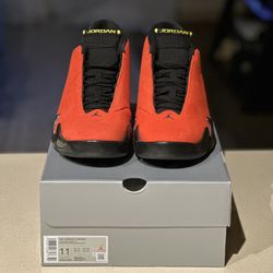 Jordan 14 Ferrari Size 11
