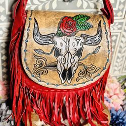 Bali Treasures Red Handbag