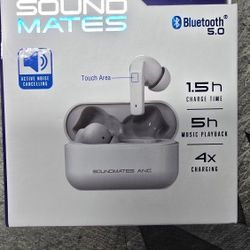 Tzumi Pro Anc Soundmates Earbuds Bluetooth 5.0