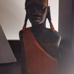 Vintage Massai warrior from Kenya 