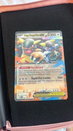 Jumbo mega kangaskhan ex promo card