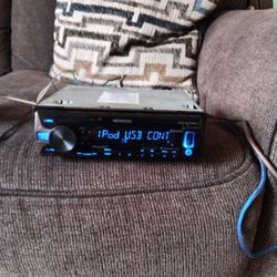 Kenwood Car Stereo With Bluetooth USB Aux 3 RCA Outputs Cd