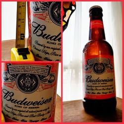Vintage Collectible Budweiser Amber Bottle $25.