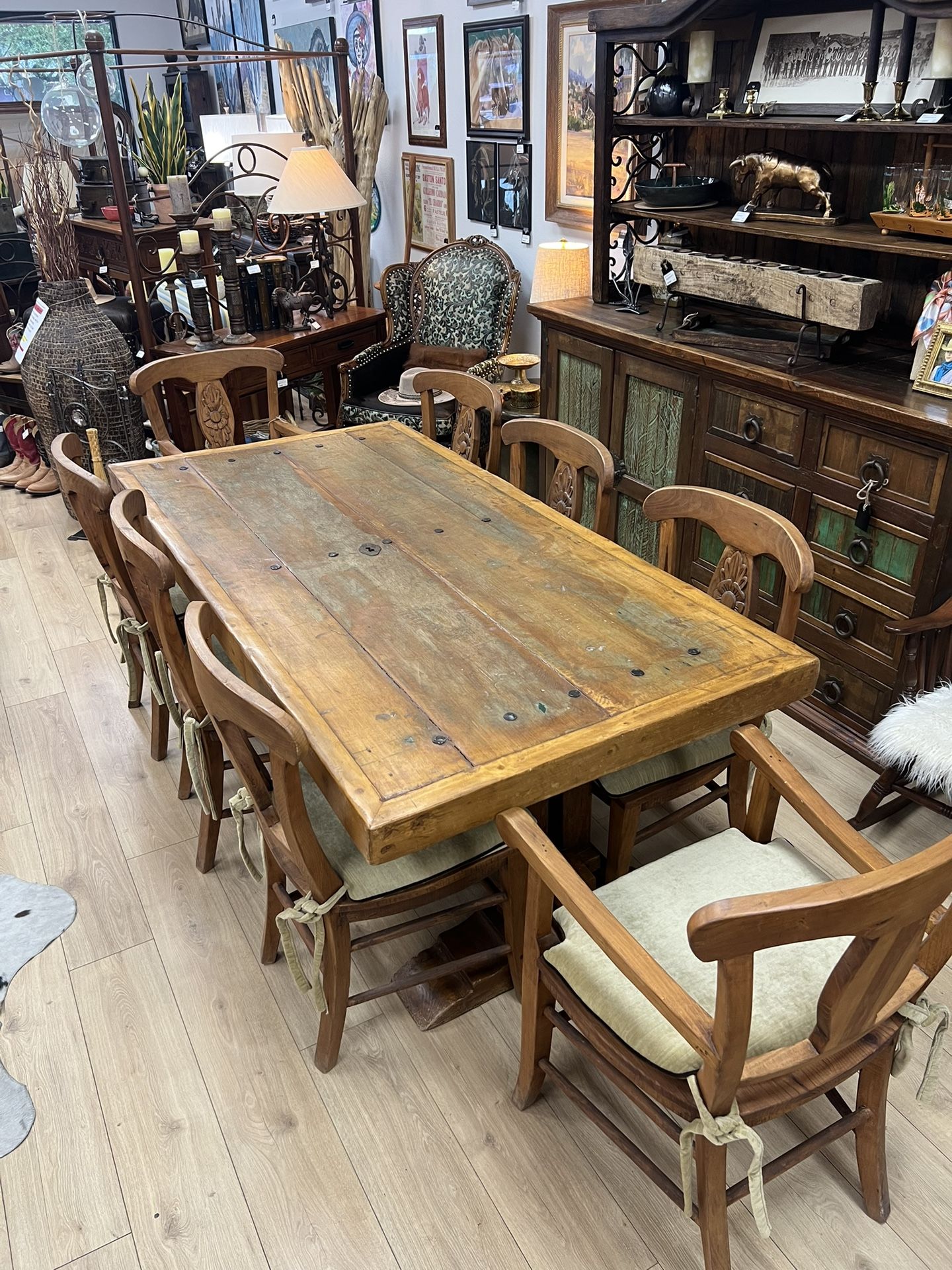 Rustic Dining Table & Chairs
