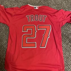 Mike Trout Autographed Jersey 