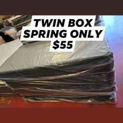 TWIN BOX SPRING ONLY 