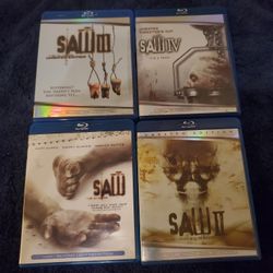 SAW  BLU-RAYS  4 MOVIES COLLECTION 