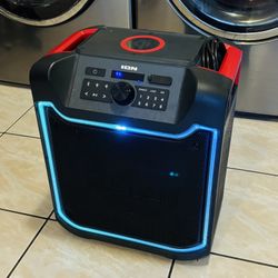 Ion Pathfinder 4 - Bluetooth Portable Bluetooth Speaker – 100-Hour Battery, Waterproof, LED Light Show