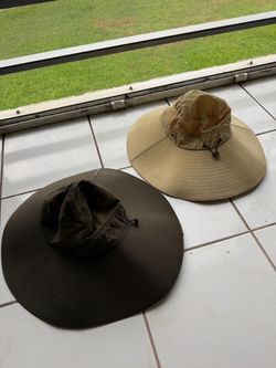 Wide Brim Sun Hats – Set of 2