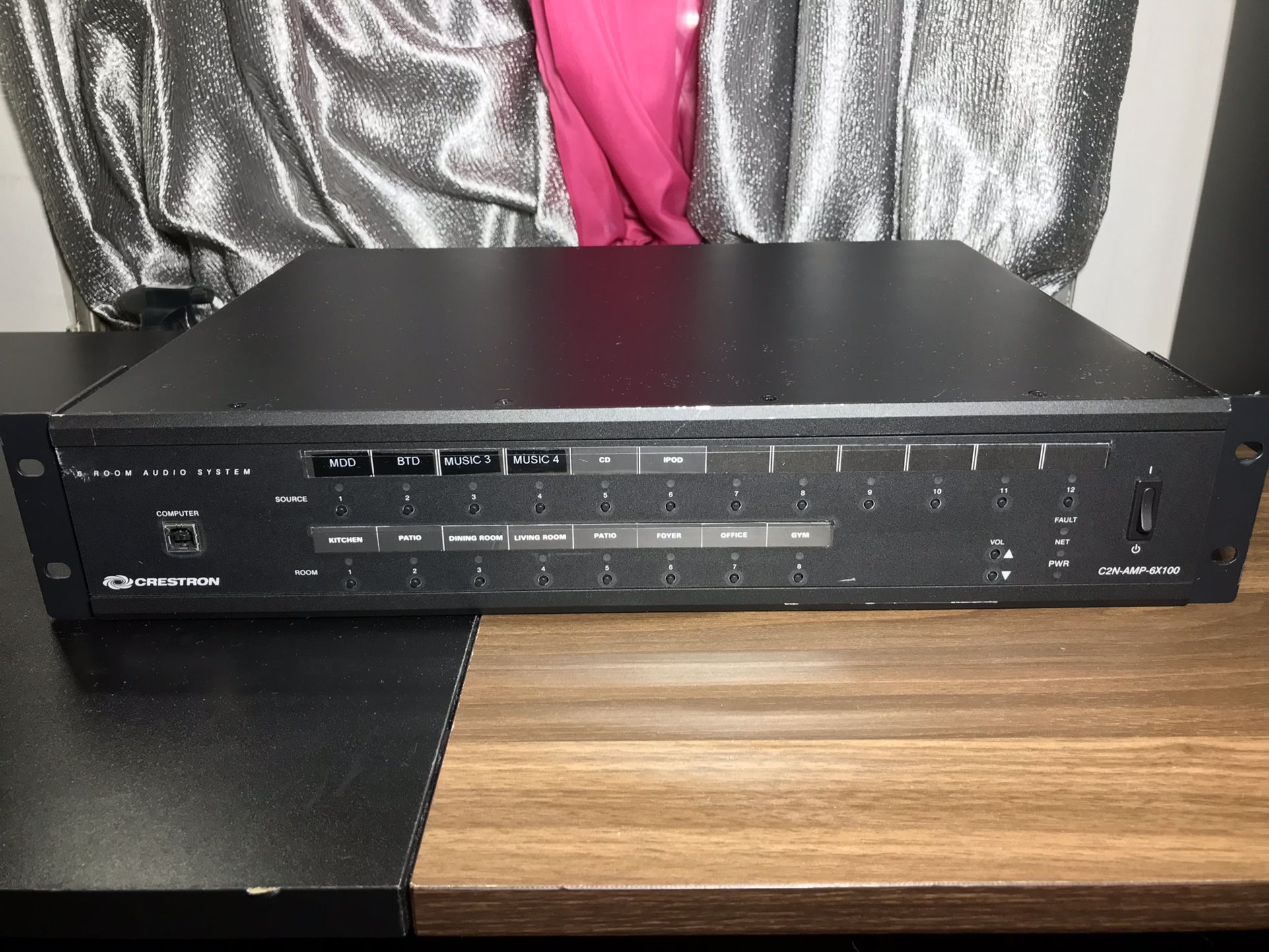 Crestron C2N-AMP-6X100 6 Room + 2 Audio System