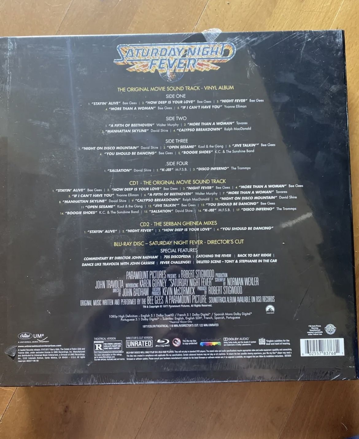 Saturday Night Fever 40th Ann Super Deluxe Box Set Vinyl, Blu Ray - Main Image