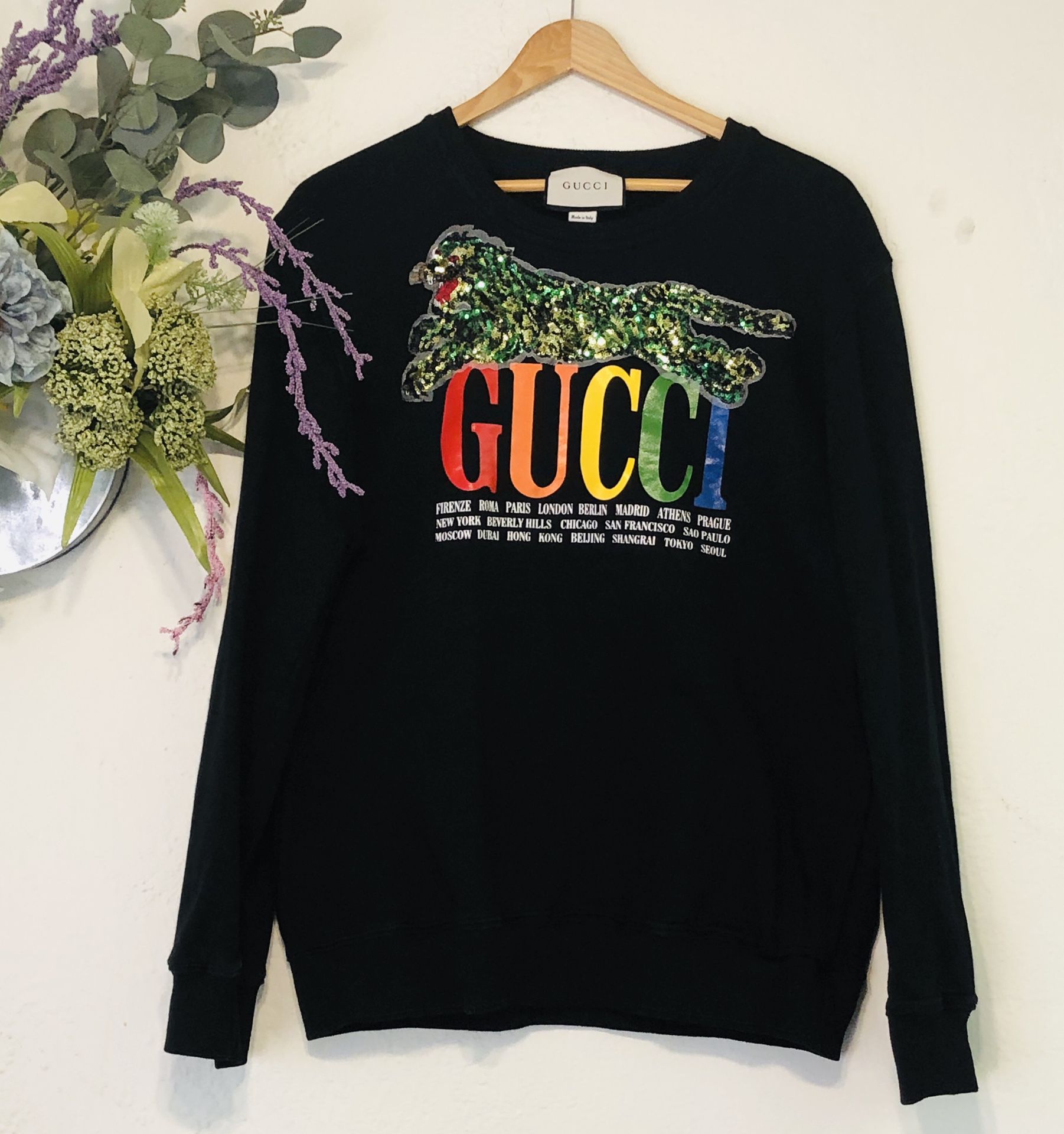 Authentic Gucci Tiger Oversized Sweatshirt XL