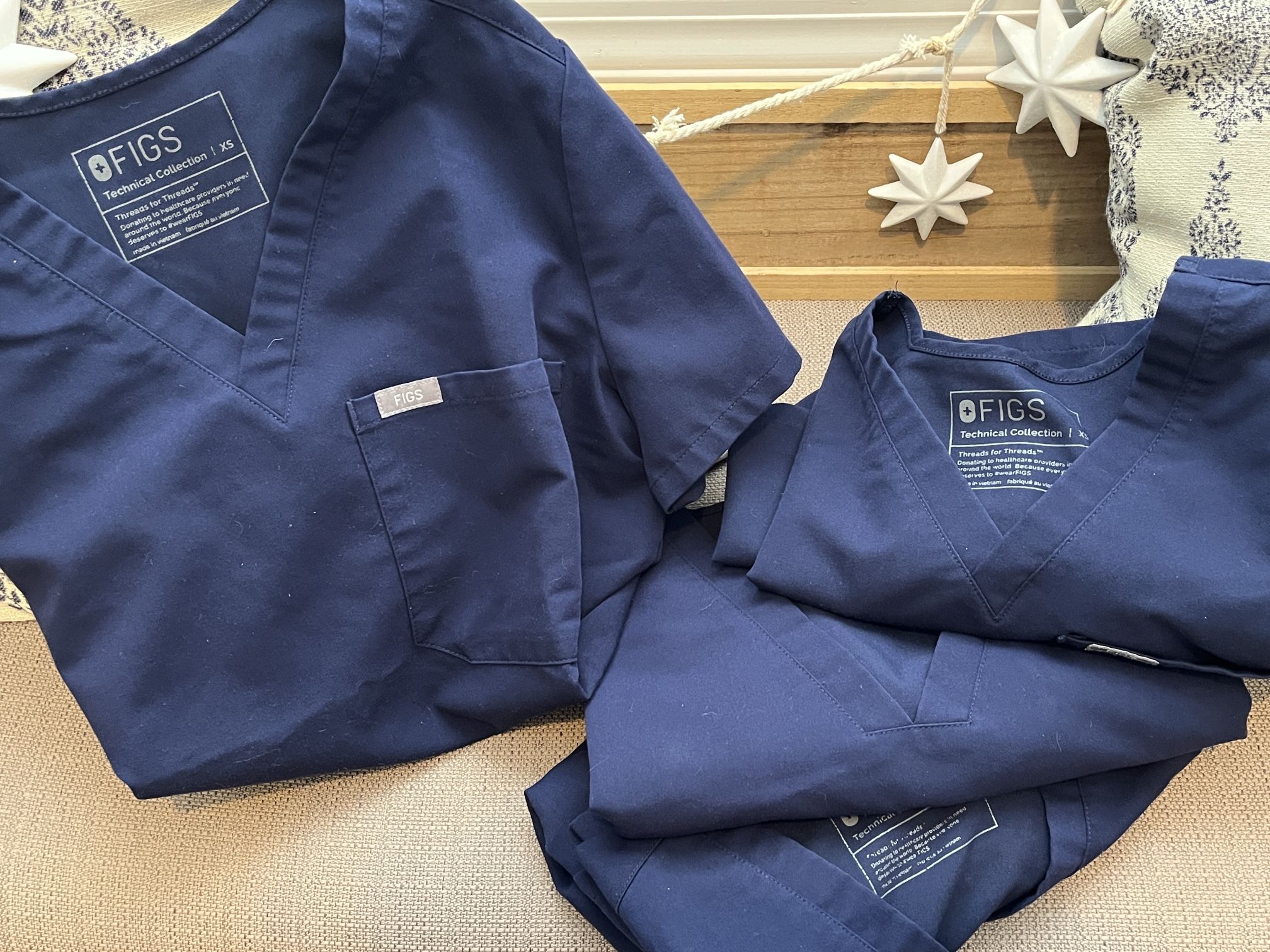 FIGS Scrub Drop β Navy XS/XXS β Technical Collection π¨