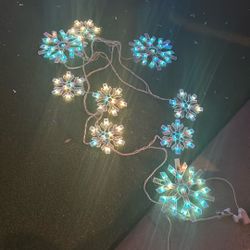 Christmas Decor Snow Flakes Lights