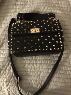 Studded purse