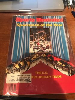 December 22-29 1980 Sports Illustrated Sportsmen Of the year Miracle on Ice Gold Medal