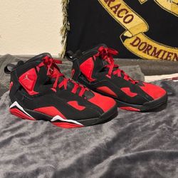 Jordan True Flight Black University Red 