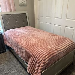 Twin Bed Frame With Night Stand