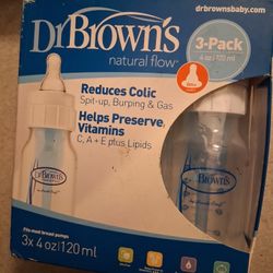 3pack Baby Botles  And Drying Rack