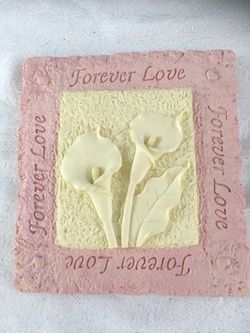 Forever love plaque