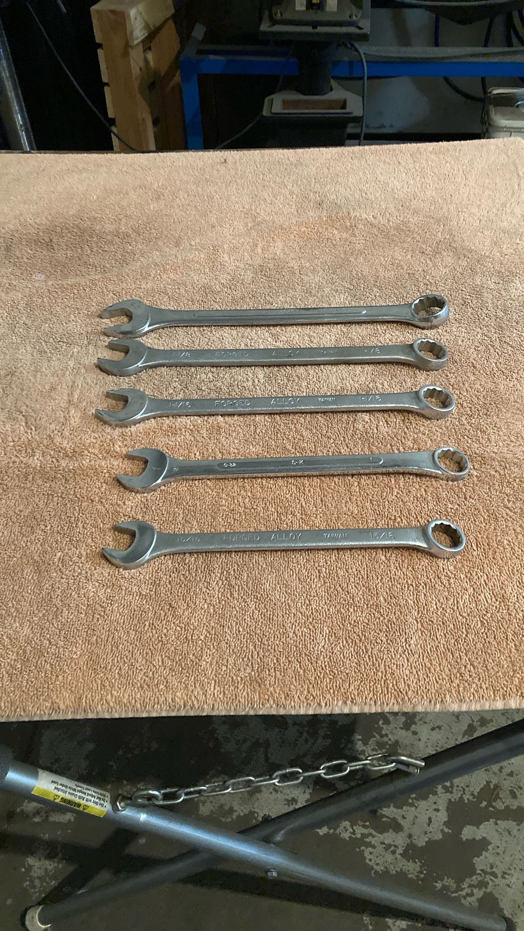5 Combination Wrenches