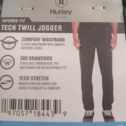 NEW Hurley Tech Jogger Pants
