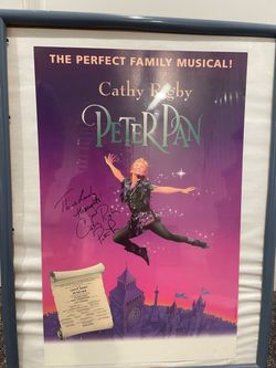 Cathy Rigby Signed “Peter Pan” Poster