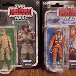 Star Wars Black Series 40th Anniversary Luke Dagobah & Snowspeeder Pilot