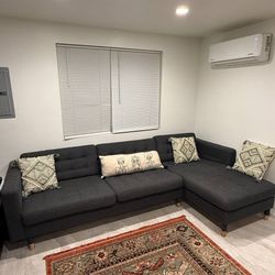 3 Piece- L - Shaped  Sofa 