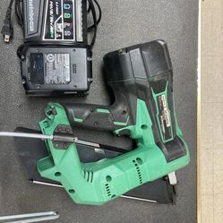 Hitachi Nail Gun Brushless With Battery And Charger 