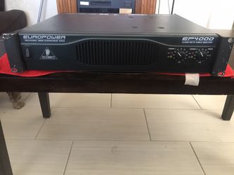 BEHRINGER. EP4000 POWER AMPLIFIER
