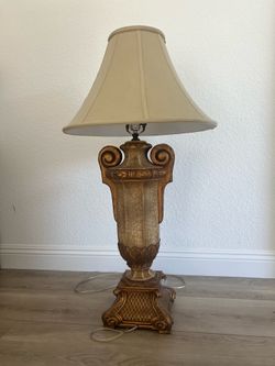 Floor Lamp and Table Lamp (matching design)