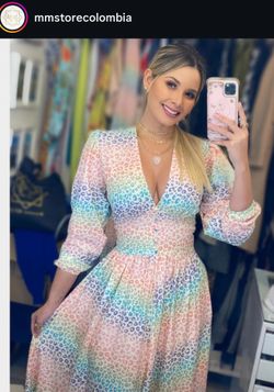 Vestido Largo De Colores