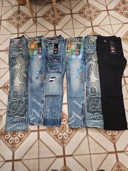 6 NEW jeans size 34 and 36