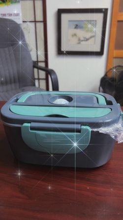 Electric lunch box - teal