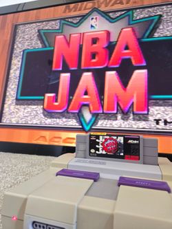 NBA Jam SNES Super Nintendo – Tested & Working