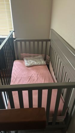 Baby Crib With Spring Mattress