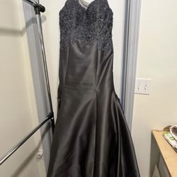 Charcoal Gray Wedding Dress