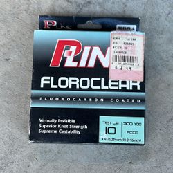 Peel line invisible, fishing line 10 pound test 300 yards
