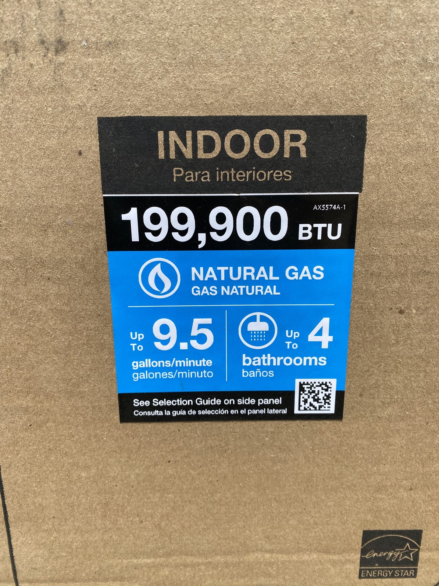 Indoor Gas Tankless Water Heater