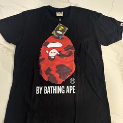 Black Red Camo Bape T 