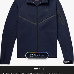 Dark Blue Medium Nike Tech 