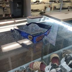 Blue Gucci Sunglasses