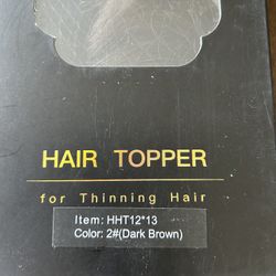 Brand New Never Used Hair Topper For Thinning Hair