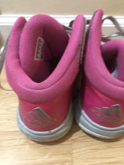 Adidas retro hot pink high tops size 3