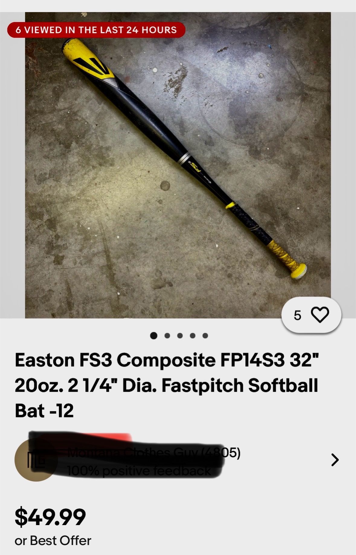 Easton Fastpitch Bat