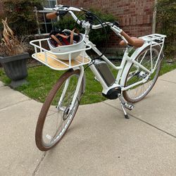 Blue jay Premiere Edition- Modern White Electric Bike