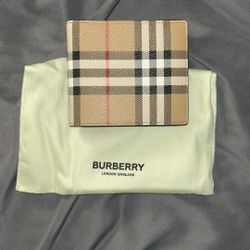 Burberry Vintage Check Bifold Wallet
